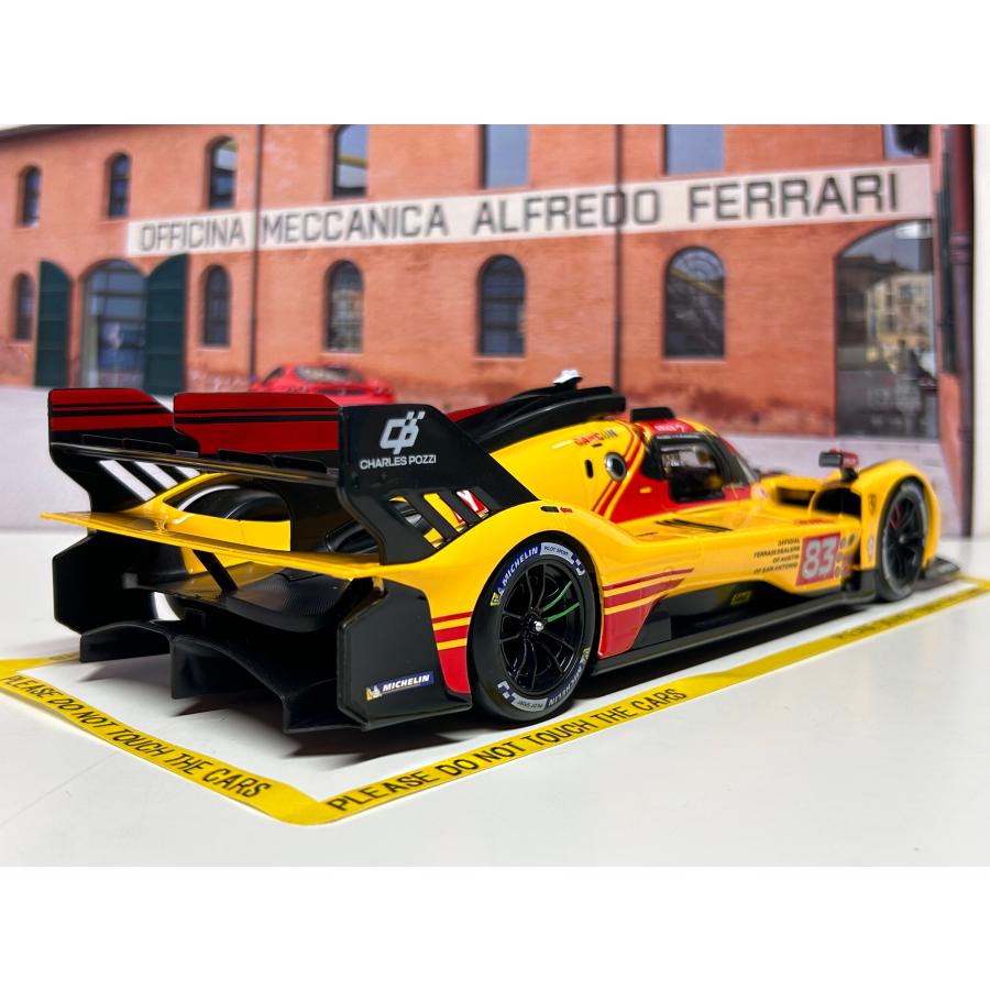 Bburago Burago 1/18 Ferrari 499P #83 WEC Qatar 2024 Kubica Bburago Burago 1/18 Ferrari 499P #83 WEC Qatar 2024 Kubica