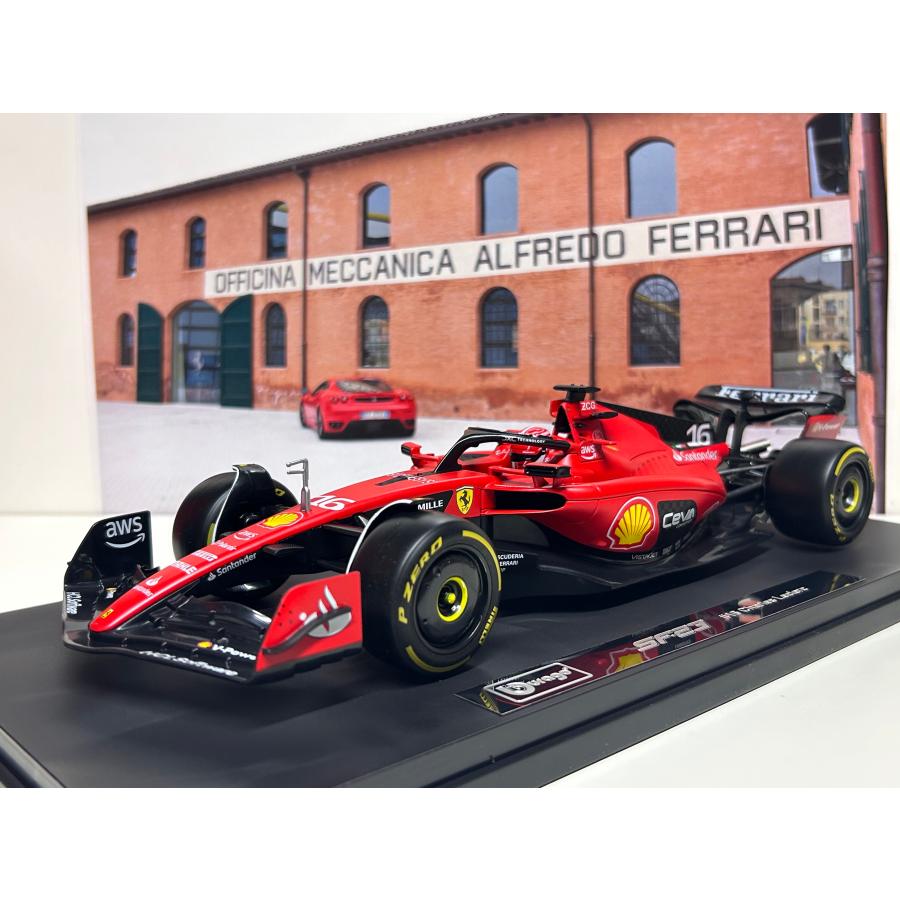 Bburago（ブラーゴ） Burago 1/18 Ferrari SF23 #16 CHARLES LECLERC