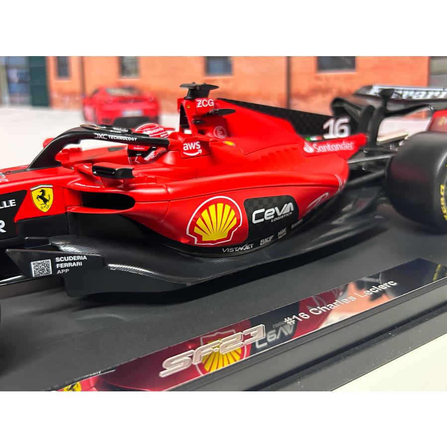 Bburago（ブラーゴ） Burago 1/18 Ferrari SF23 #16 CHARLES LECLERC