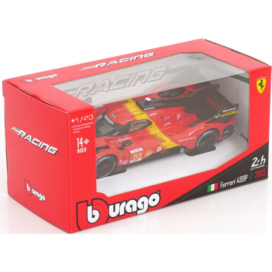Bburago（ブラーゴ） Burago 1/43 Ferrari 499P #51 Winner 24h Le