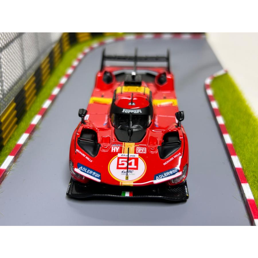 Bburago（ブラーゴ） Burago 1/43 Ferrari 499P #51 Winner 24h Le