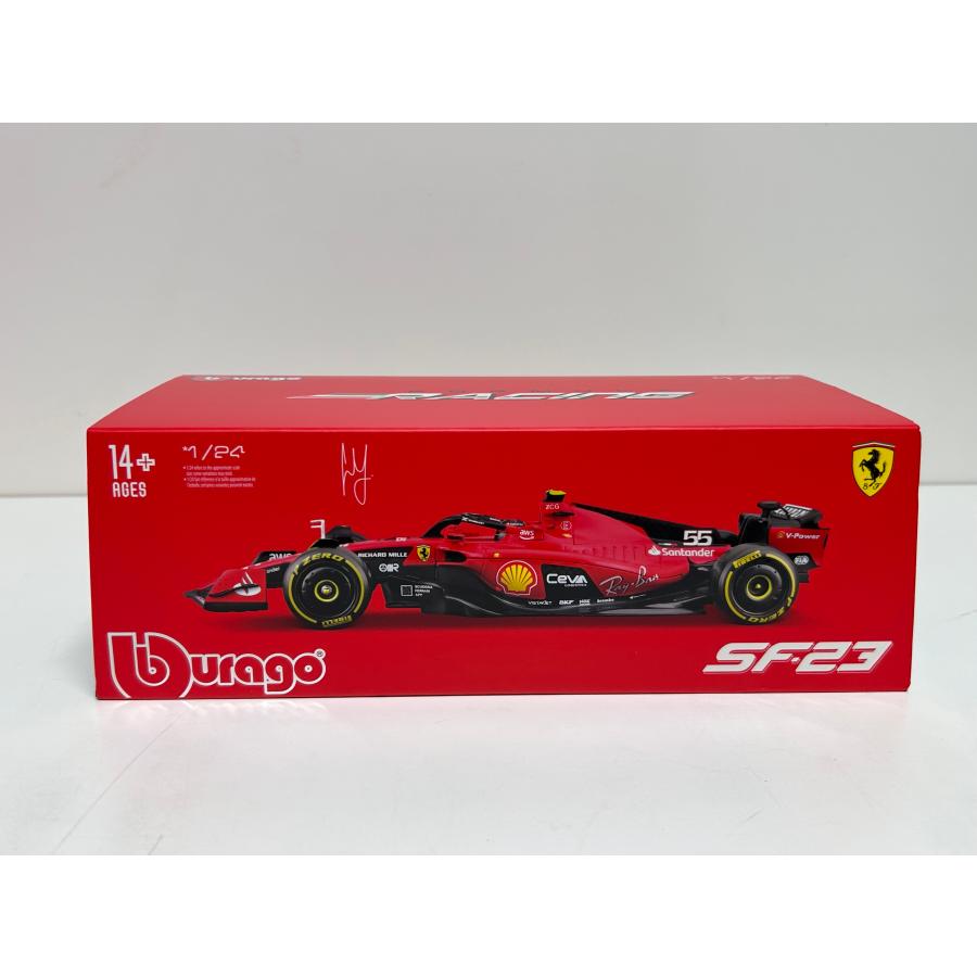 ＜予約品＞　Burago 1/24 Ferrari F1 SF23 2023 Sainz　フェラーリ　サインツ｜garage-forza｜11