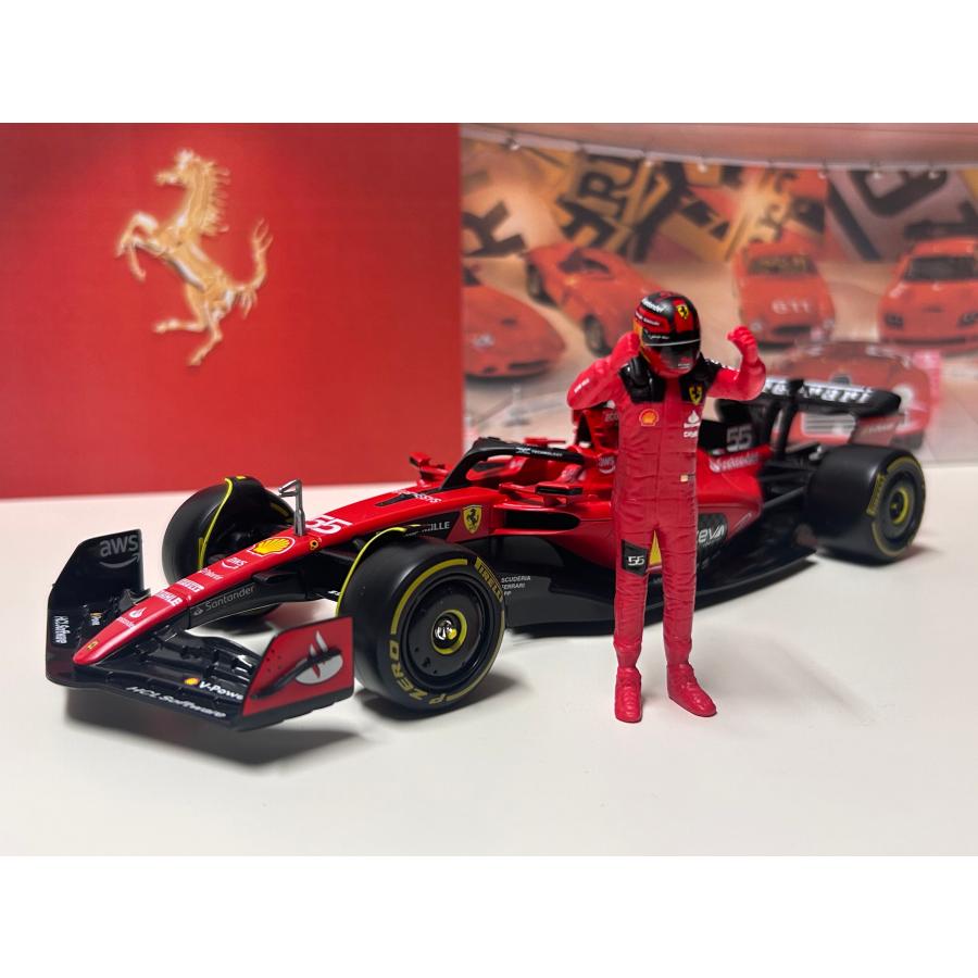 Bburago（ブラーゴ） Burago 1/24 Ferrari F1 SF23 2023 #55 Carlos