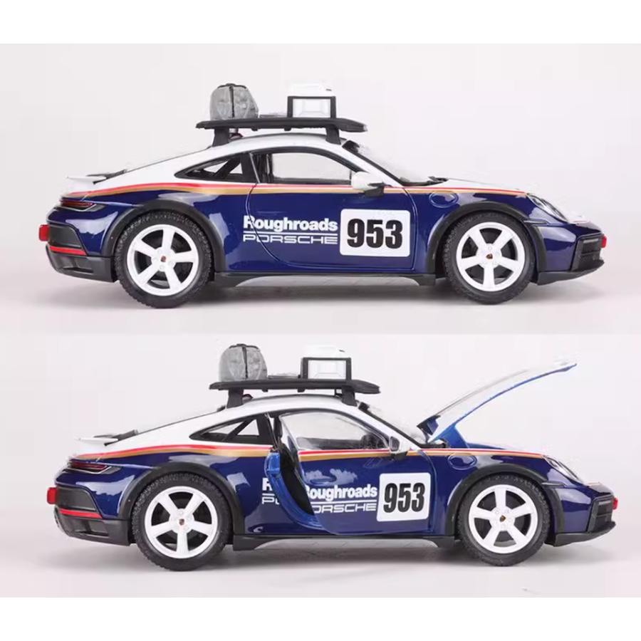 Burago 1/24 Porsche 911 (992) Dakar #953 Roughroads Rallye Design　ポルシェ　ブラーゴ　ミニカー｜garage-forza｜04