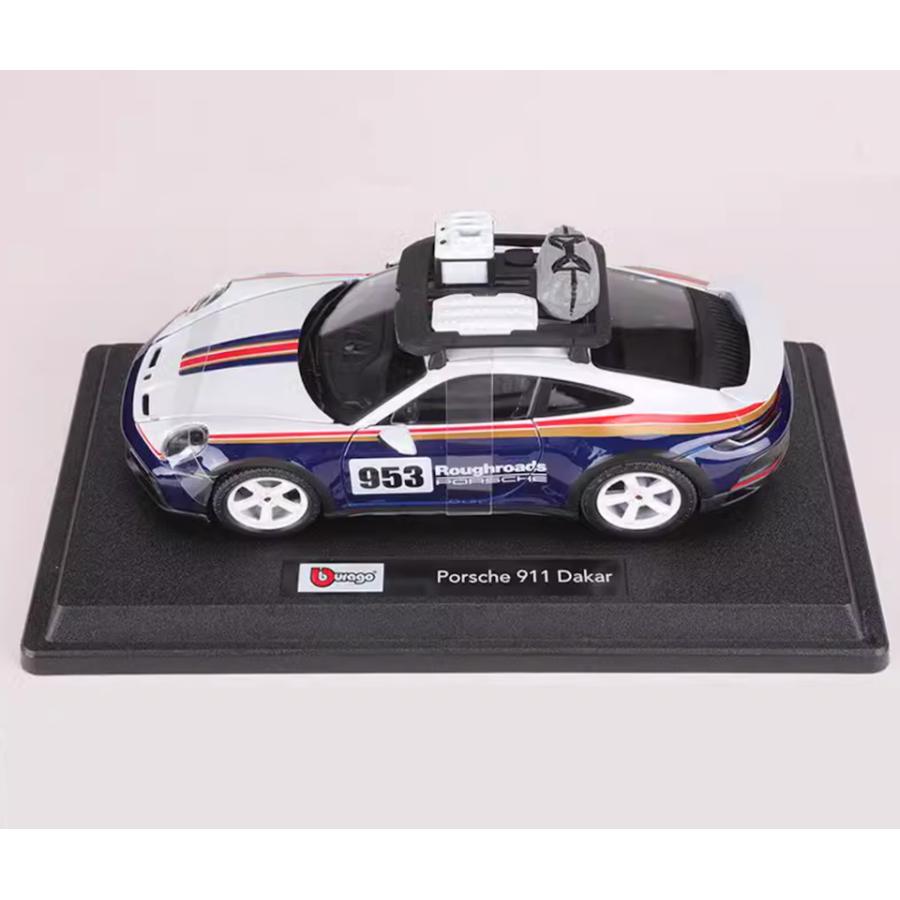 Bburago Burago 1/24 Porsche 911 (992) Dakar #953 Roughroads Bburago Burago 1/24 Porsche 911 (992) Dakar #953 Roughroads