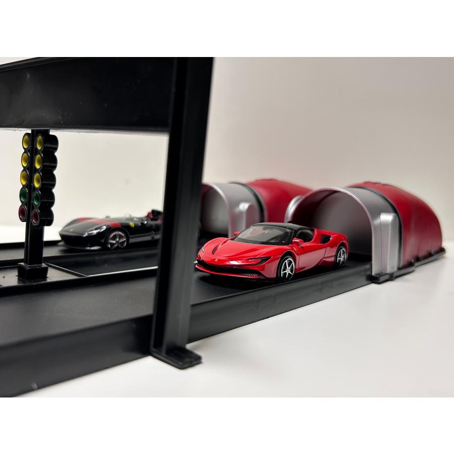 Burago 1/43 Ferrari Racing Launcher set MONZA SP2 SF90 フェラーリ ブラーゴ ミニカー 現地限定品の画像