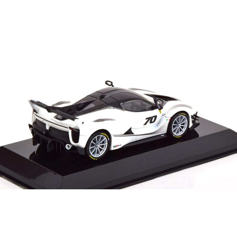 Modellino auto scala 1:43 Burago FERRARI FXX-K EVO N.70 2017 WHITE racing modellismo statico - Arcadia Modellismo