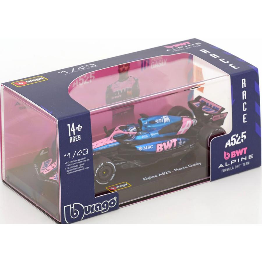 Bburago（ブラーゴ） Burago signature 1/43 Alpine A525 BWT 2025 #10