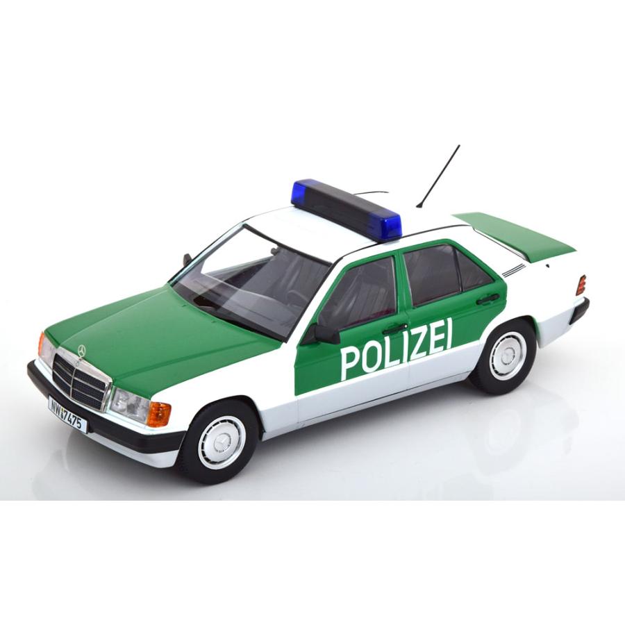 Triple 9 1/18 Mercedes Benz 190 W201 POLIZEI 1993 パトカー