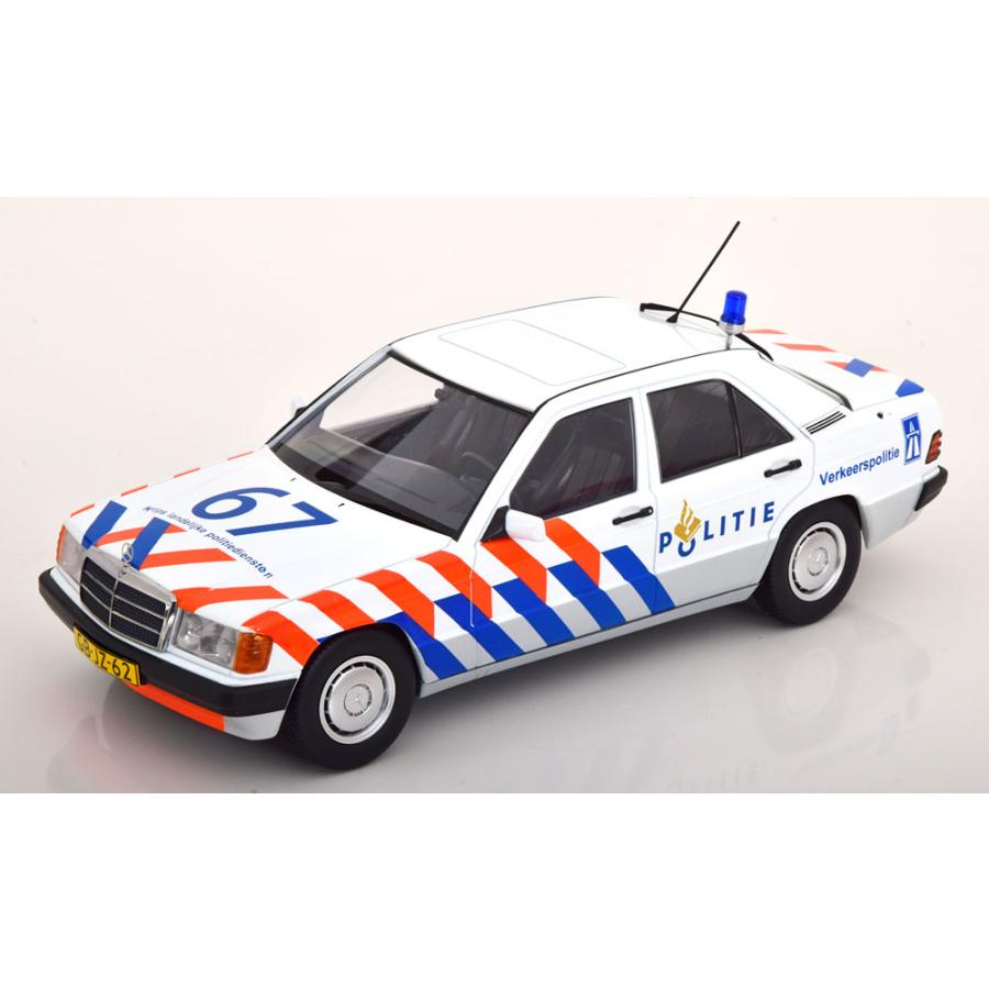Triple 9 1/18 Mercedes Benz 190 W201 Politie 1993 パトカー