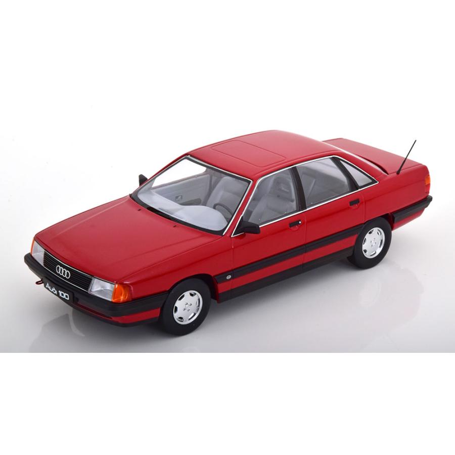 Triple 9 1/18 Audi 100 C3 Saloon 1989 tornado red アウディ
