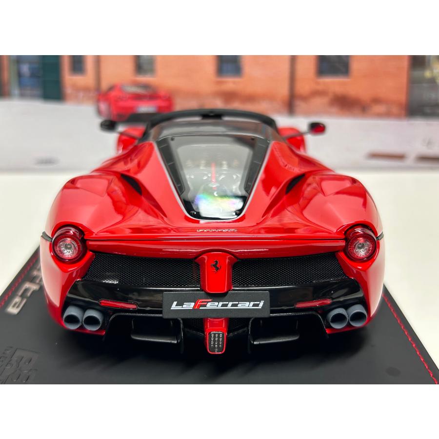 BBR 1/18 Ferrari La Ferrari Aperta Rosso corsa black wheels 