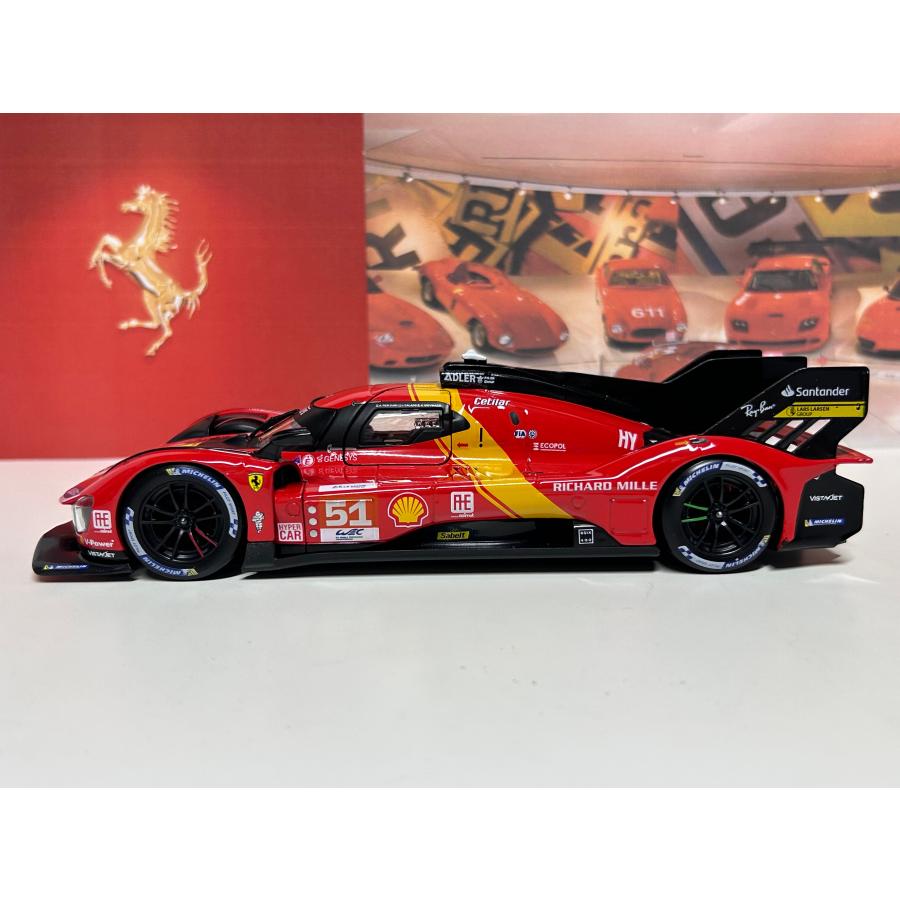 Burago フェラーリミニカー scale 1.24 Bburago（ブラーゴ） Burago 1/24 Ferrari 499P #51 24h LeMans 2023