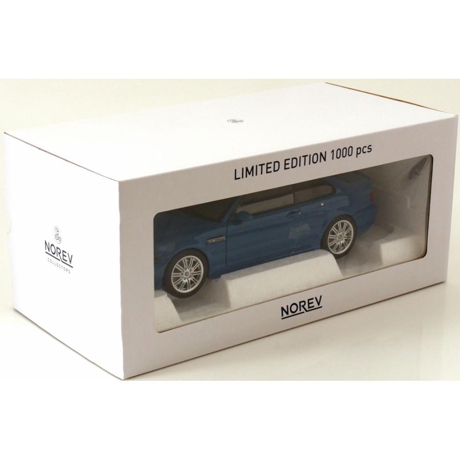 norev 1/18 BMW M3 E46 2000 ブルー ノレブ : Garage FORZA - 通販