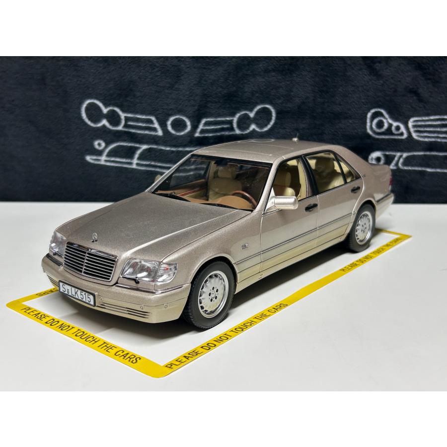 norev 1/18 Mercedes Benz S600 1997 パールシルバー メルセデス 