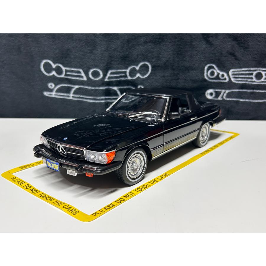 norev 1/18 Mercedes Benz 450SL R107 US-Version American Giggolo 1979　ブラック　メルセデス　ベンツ　ノレブ｜garage-forza｜06