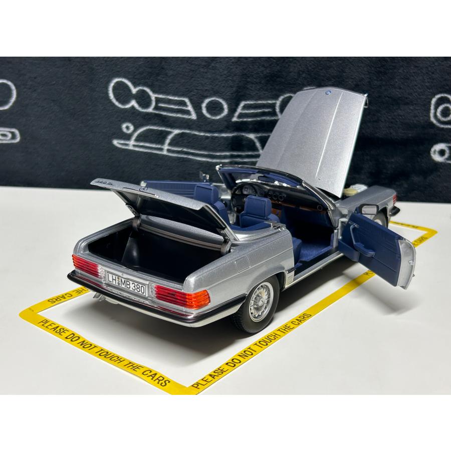 norev 1/18 Mercedes Benz 380SL R107 1985 シルバー メルセデス norev 1/18 Mercedes Benz 380SL R107 1985 シルバー メルセデス