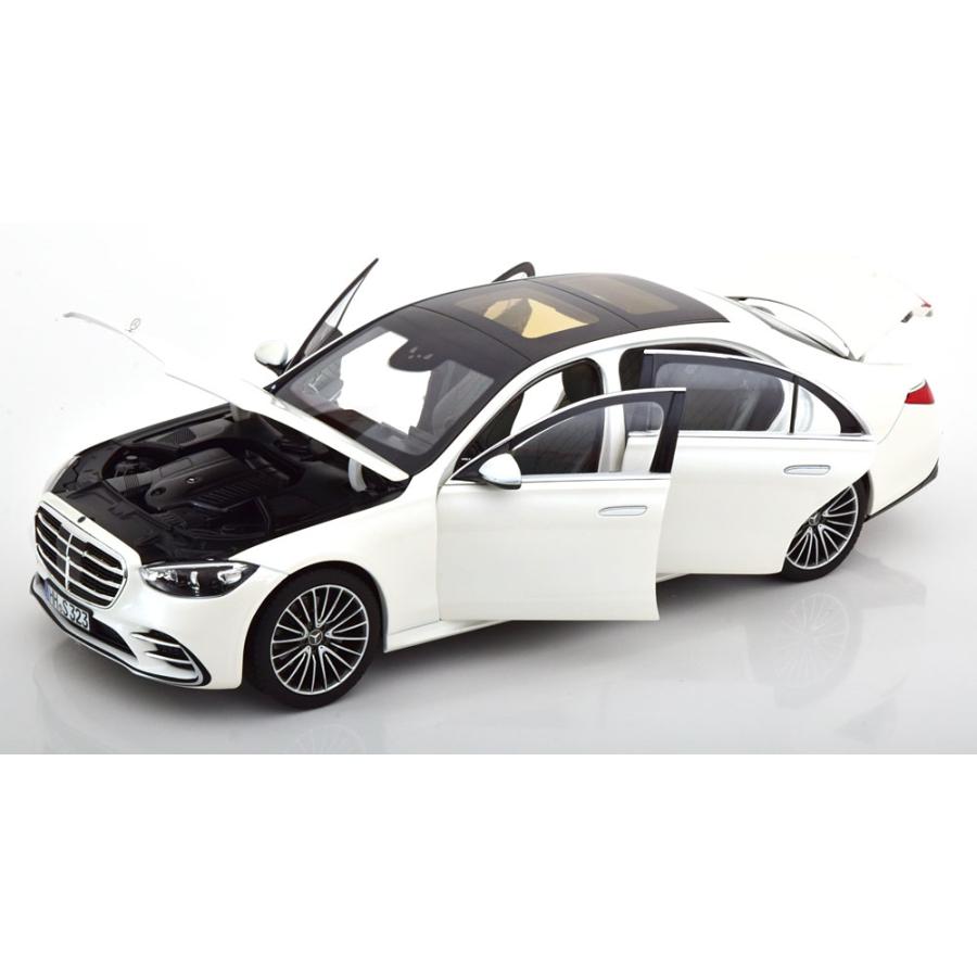 【新品】最新　メルセデスSクラス　ミニカー norev 1/18 Mercedes Benz Sクラス W223 2021 AMG line ホワイト