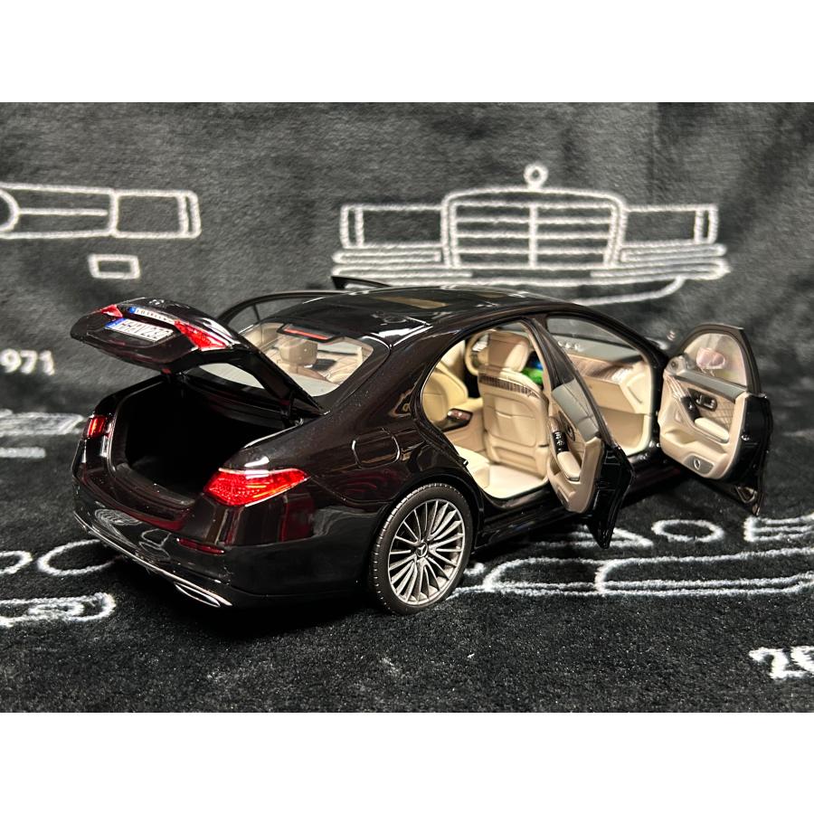 norev 1/18 Mercedes Benz Sクラス W223 2021 AMG line ブラック norev 1/18 Mercedes Benz Sクラス W223 2021 AMG line ブラック