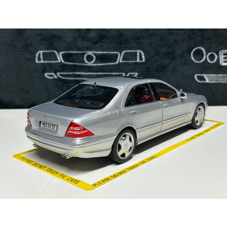 norev 1/18 Mercedes Benz S55 AMG W220 2000 シルバー norev 1/18 Mercedes Benz S55 AMG W220 2000 シルバー