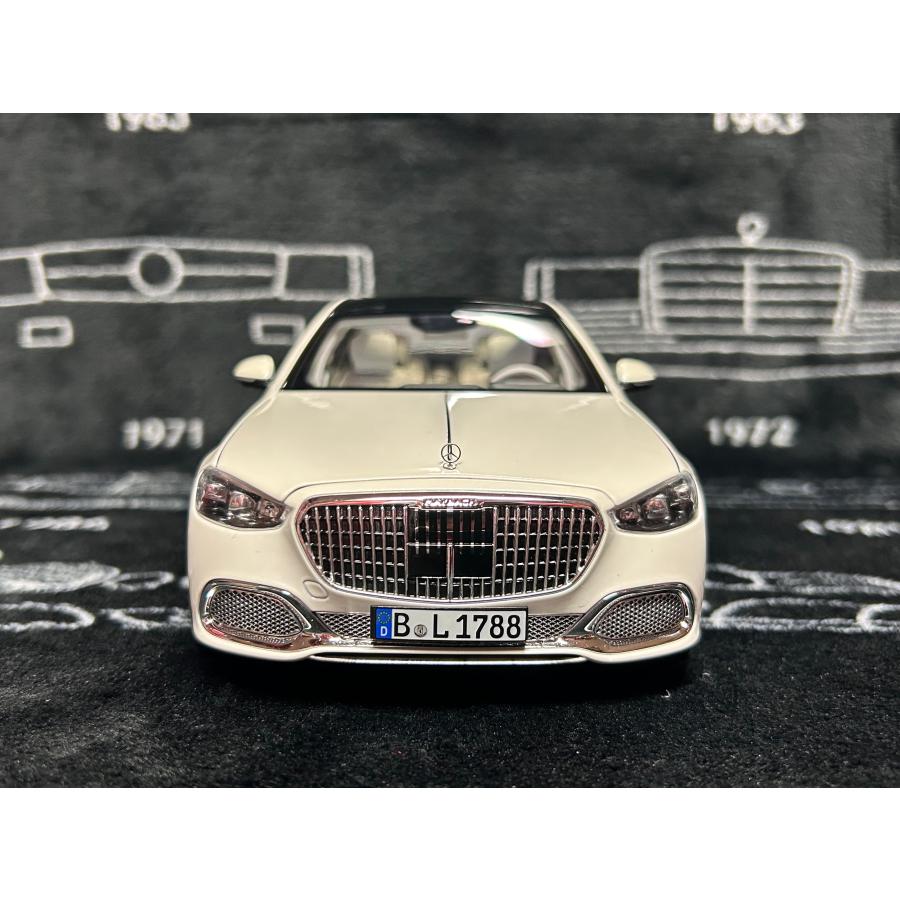 norev 1/18 Mercedes Benz Maybach S 680 4Matic 2021 ホワイトメタリック メルセデス ベンツ マイバッハ ノレブ ミニカーの画像