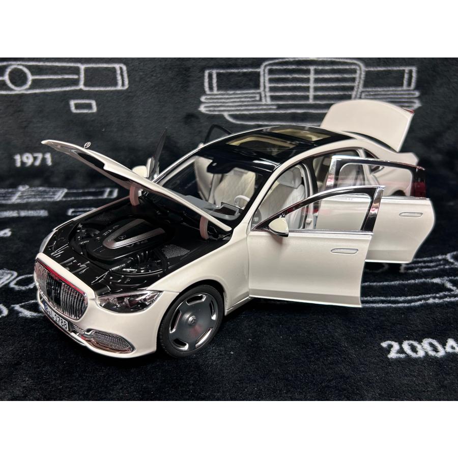 norev 1/18 Mercedes Benz Maybach S 680 4Matic 2021 ホワイトメタリック メルセデス ベンツ マイバッハ ノレブ ミニカーの画像