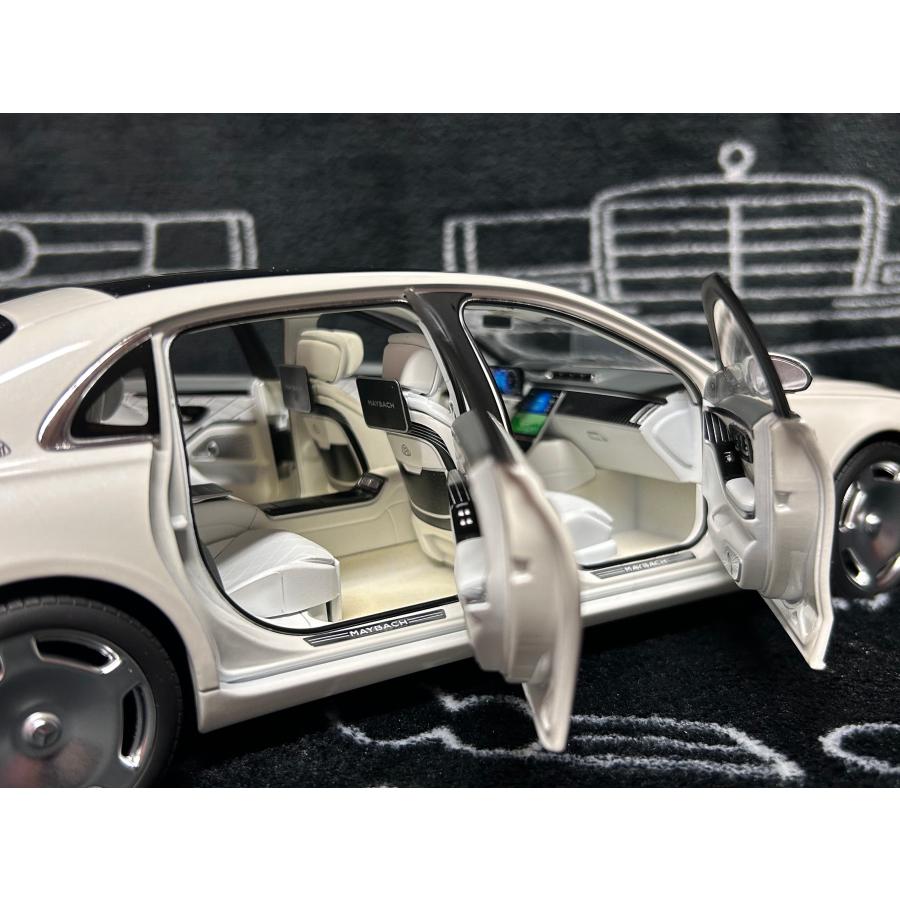 norev 1/18 Mercedes Benz Maybach S 680 4Matic 2021 ホワイトメタリック メルセデス ベンツ マイバッハ ノレブ ミニカーの画像