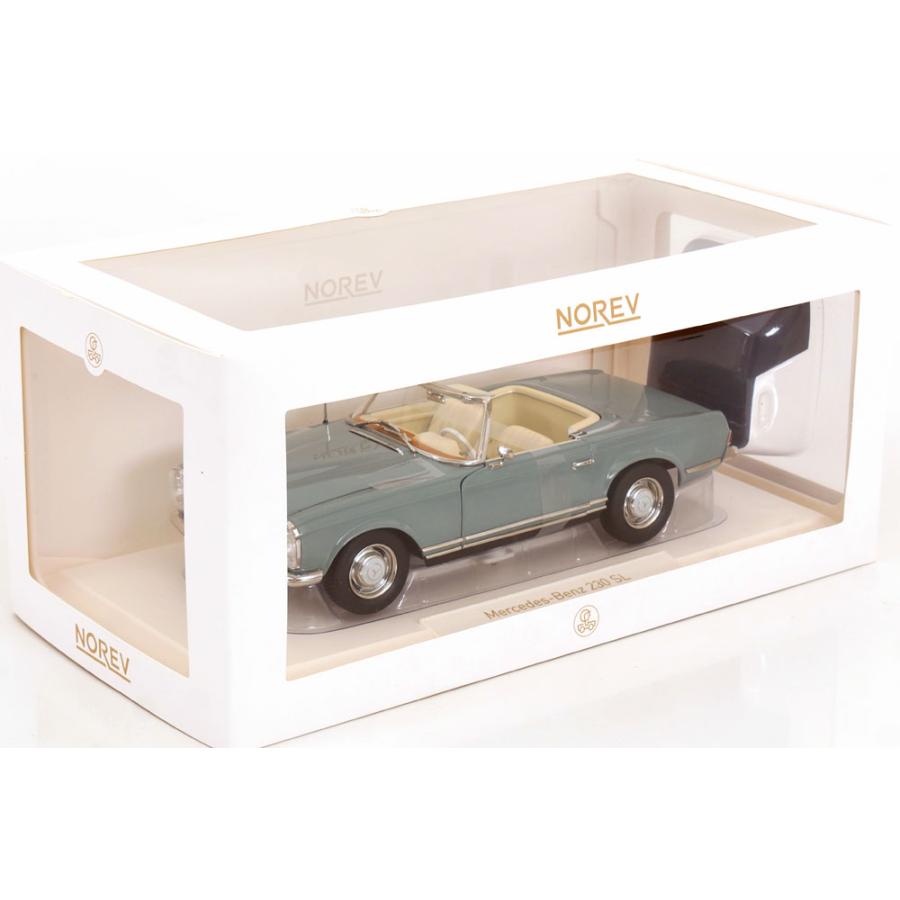norev 1/18 Mercedes Benz 230 SL with removable Softtop 1963 ブルー