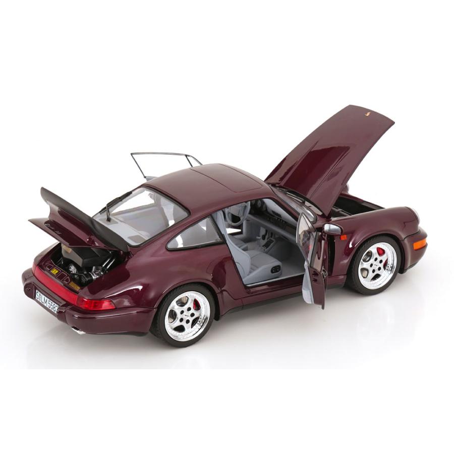 限定品 norev 1/18 Porsche 911 (964) Turbo 3.6 Coupe 1993 パープル
