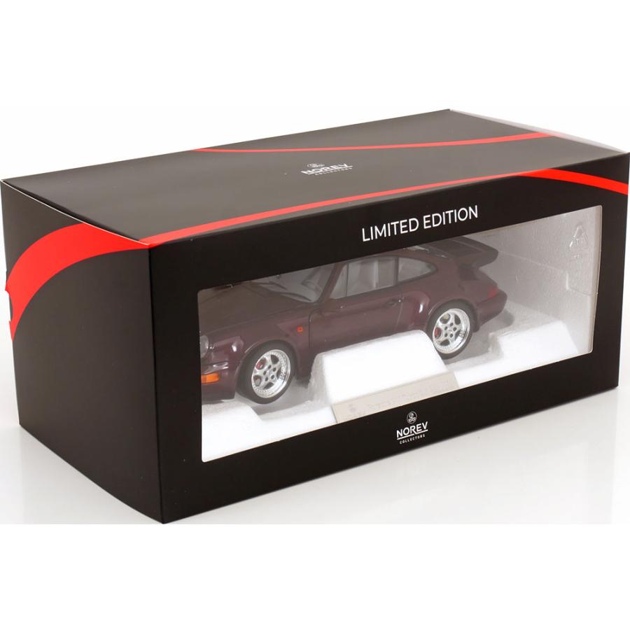 限定品 norev 1/18 Porsche 911 (964) Turbo 3.6 Coupe 1993 パープル