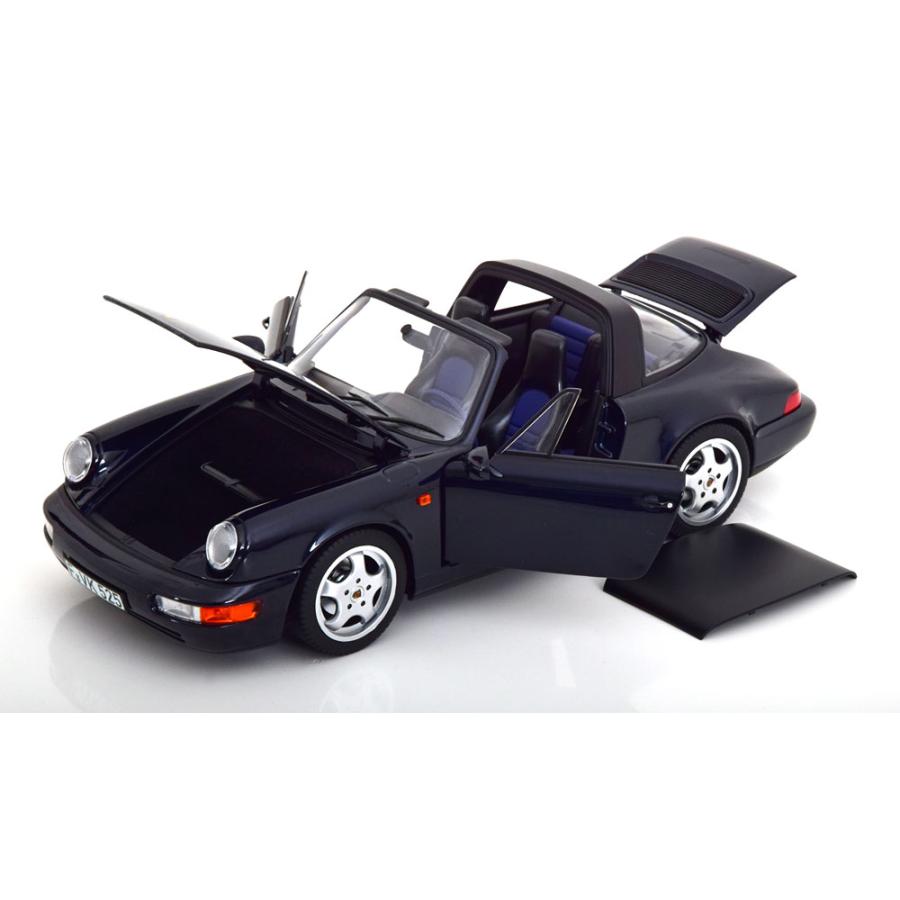 norev 1/18 Porsche 911 (964) Carrera 4 Targa 1991 ダークブルー ポルシェ ノレブの画像