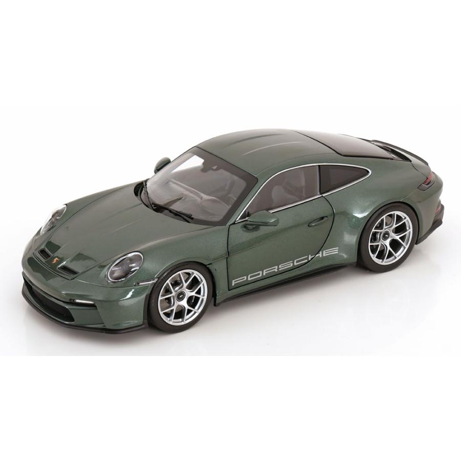 norev 1/18 Porsche 911 (992) S/T 2023 グリーンメタリック ポルシェ