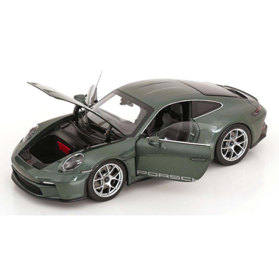 norev 1/18 Porsche 911 (992) S/T 2023 グリーンメタリック ポルシェ