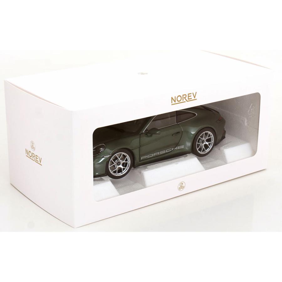 norev 1/18 Porsche 911 (992) S/T 2023 グリーンメタリック ポルシェ