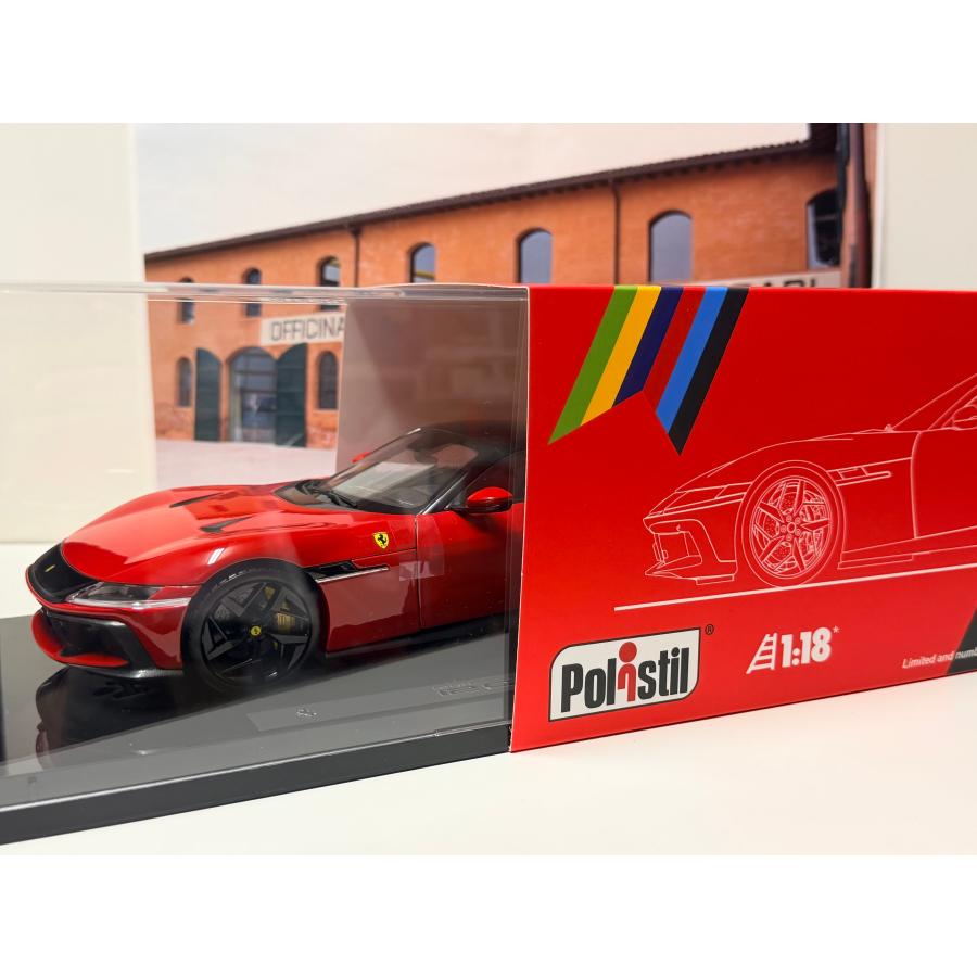 B.B.R 新発売！ POLISTIL 1/18 Ferrari 12CILINDRI 2024 Rosso corsa