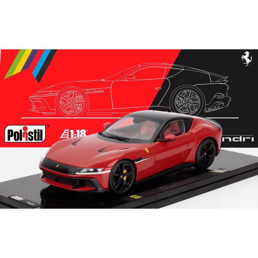 B.B.R 新発売！ POLISTIL 1/18 Ferrari 12CILINDRI 2024 Rosso corsa