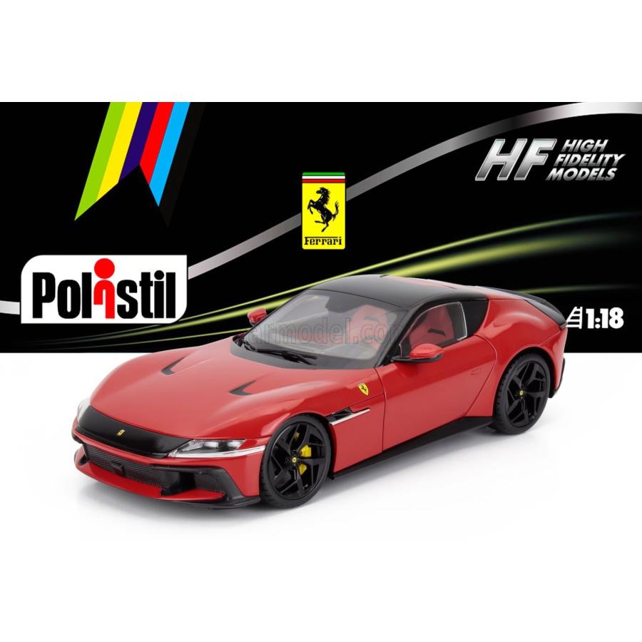 1/18 フェラーリ 12Cilindri ロッソコルサ 2024 B.B.R 新発売！ POLISTIL 1/18 Ferrari 12CILINDRI 2024 Rosso corsa