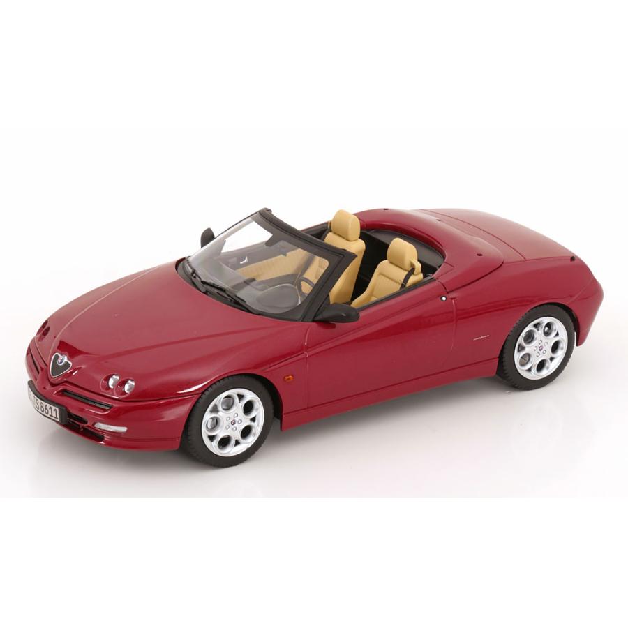 norev 1/18 Alfa Romeo Spider 1999 ダークレッド アルファロメオ