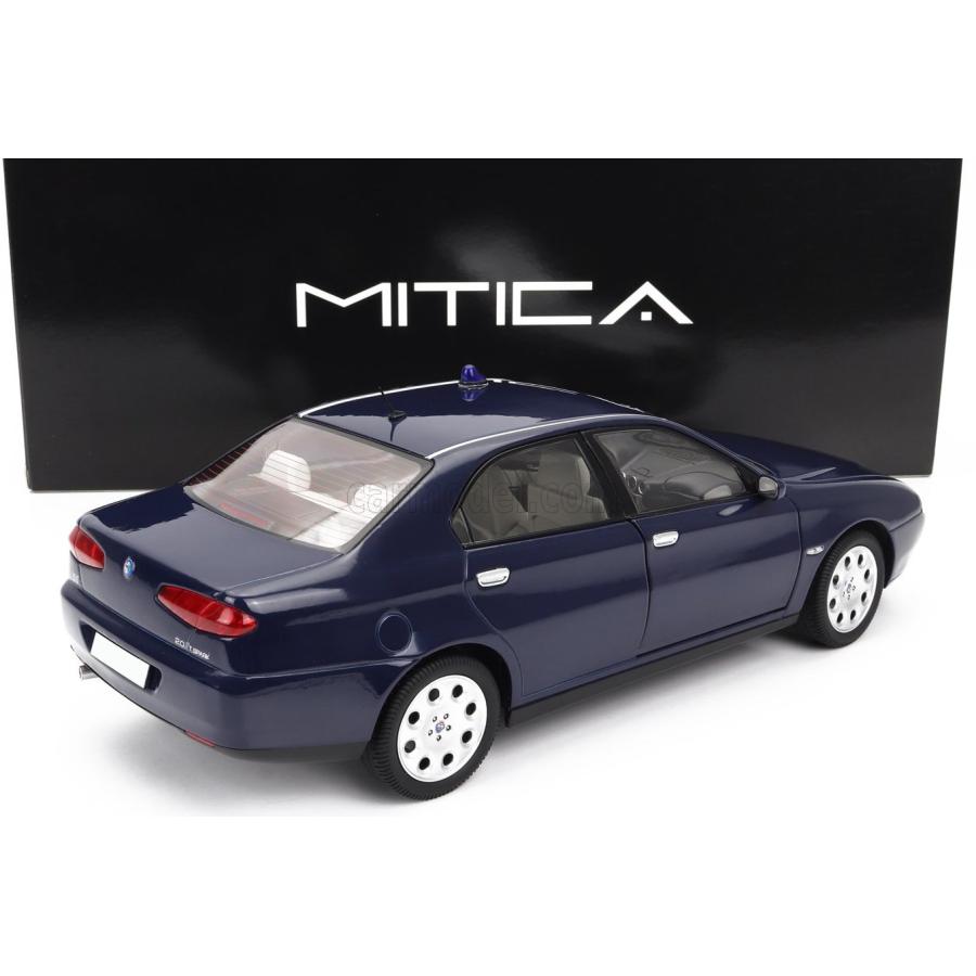 ＜予約品＞　Mitica 1/18 Alfa Romeo 166 3.0 V6 1998　Blue　パトカーパーツ付　アルファロメオ｜garage-forza｜02