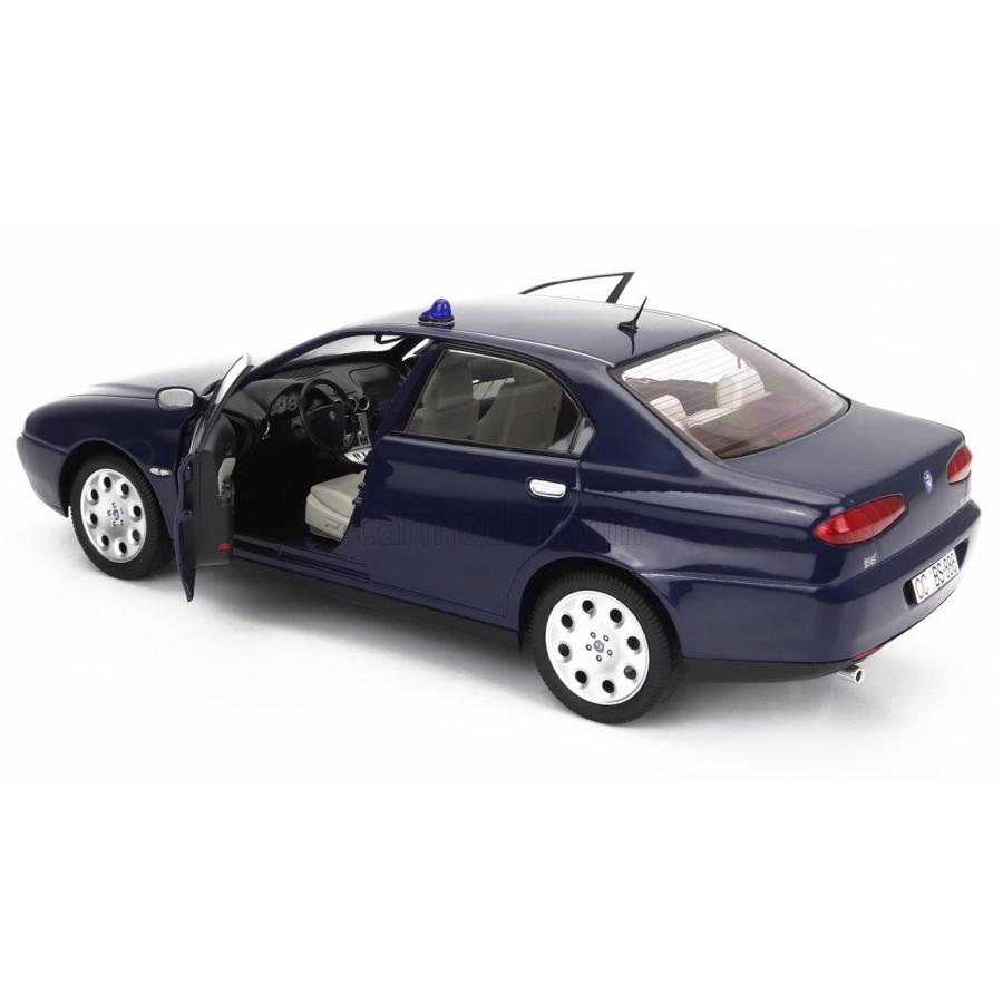＜予約品＞　Mitica 1/18 Alfa Romeo 166 3.0 V6 1998　Blue　パトカーパーツ付　アルファロメオ｜garage-forza｜04