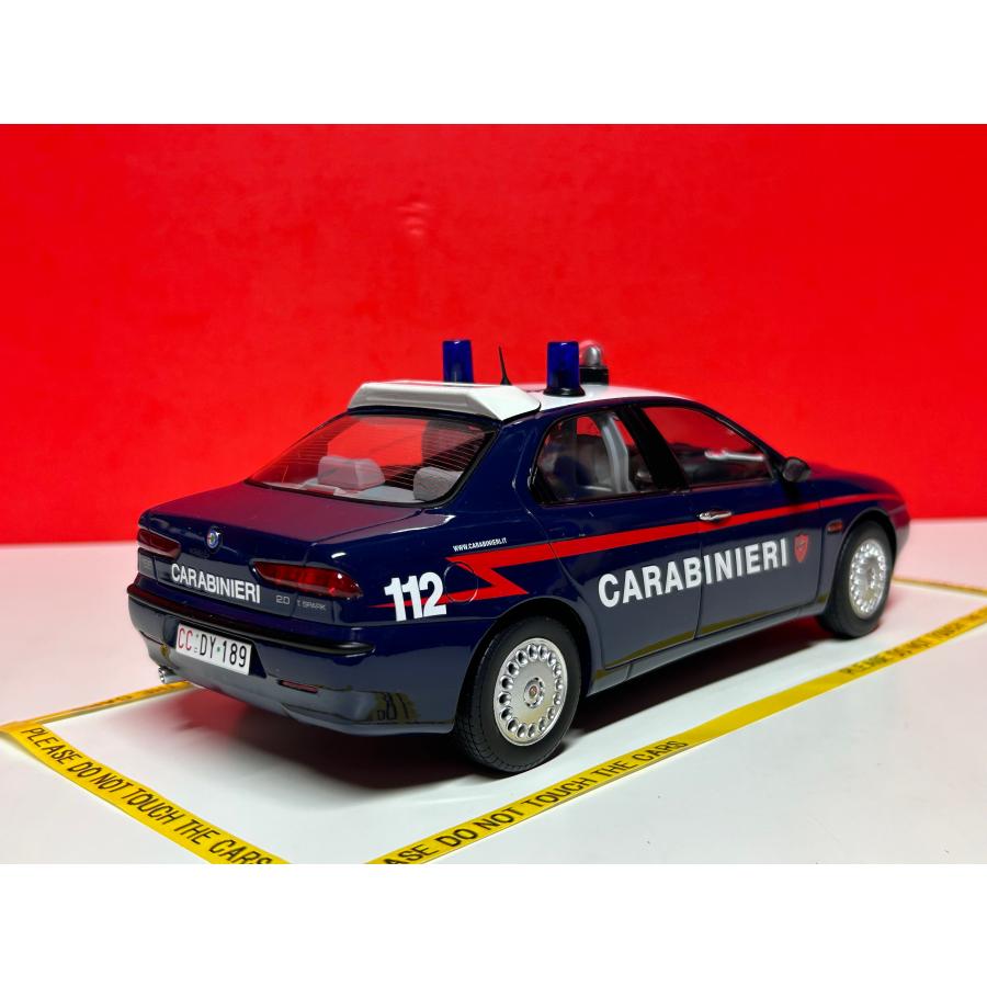 Mitica 1/18 Alfa Romeo 156 2.0 Twin Spark CARABINIERI 1997 アルファロメオ ミニカー パトカーの画像