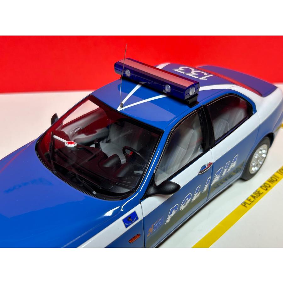 Mitica 1/18 Alfa Romeo 156 2.0 Twin Spark POLIZIA STRADALE 1997