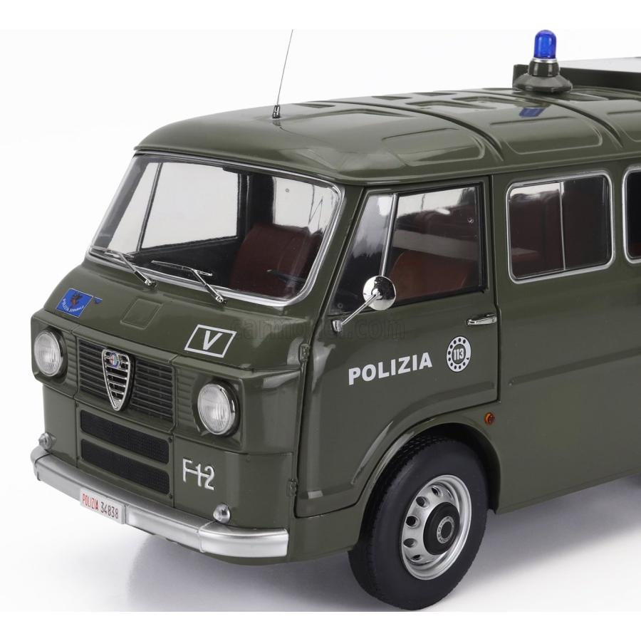 予約品＞ Mitica 1/18 Alfa Romeo F-12 MINIBUS 1-SERIES - POLIZIA