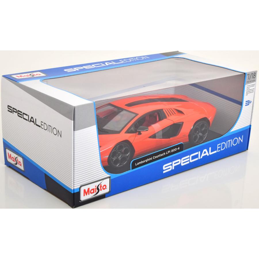 マイスト MAISTO 1/18 Lamborghini Countach LPi 800-4 オレンジ