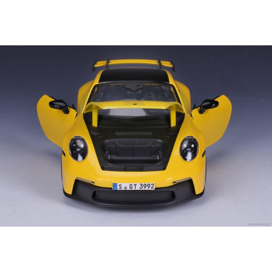 マイスト MAISTO 1/18 PORSCHE 911 992 GT3 イエロー ポルシェ マイスト MAISTO 1/18 PORSCHE 911 992 GT3 イエロー ポルシェ