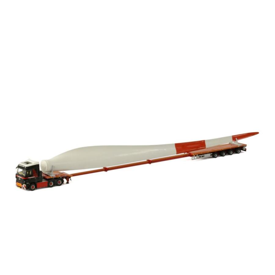 WSI 1/50 Mercedes Benz Actros MP4 Bigspace 6x4 flatbed trailer