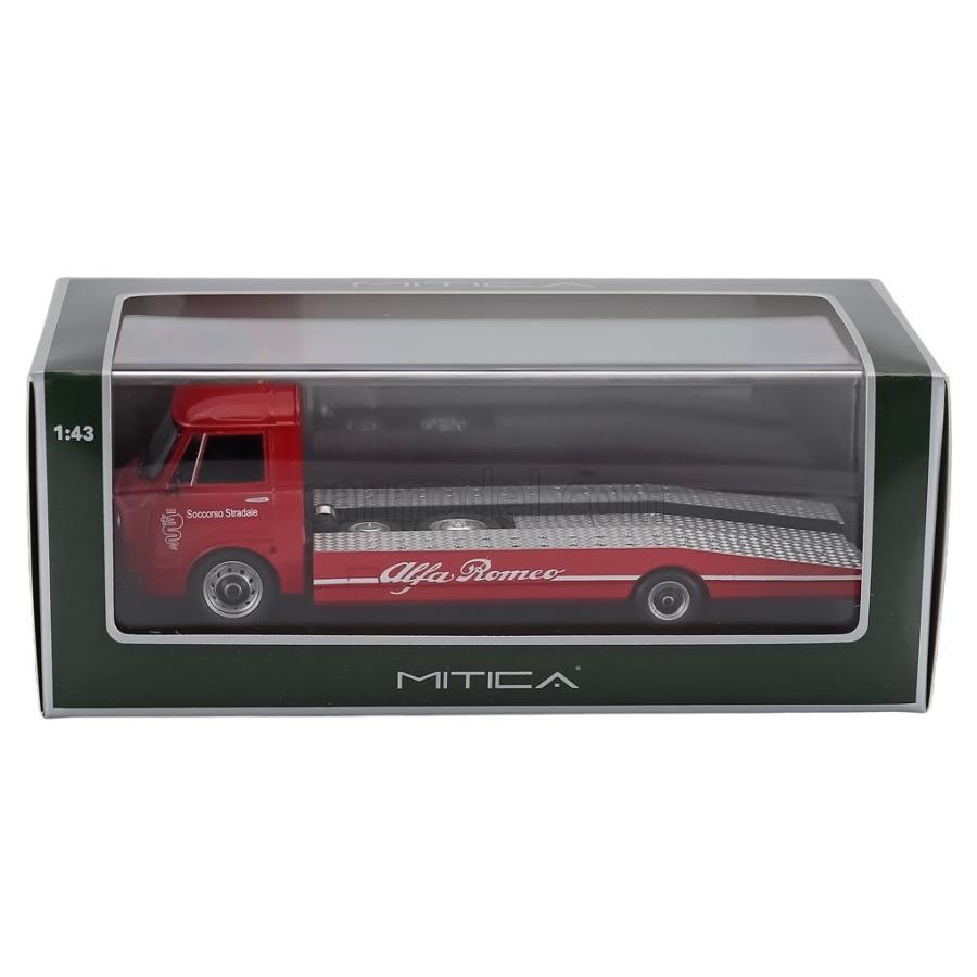 MITICA1/43 アルファロメオA12 カロ アトレッツィ 1977 レッド 予約品＞ Mitica 1/43 Alfa Romeo A12 (F12) CARRO ATTREZZI SECONDA