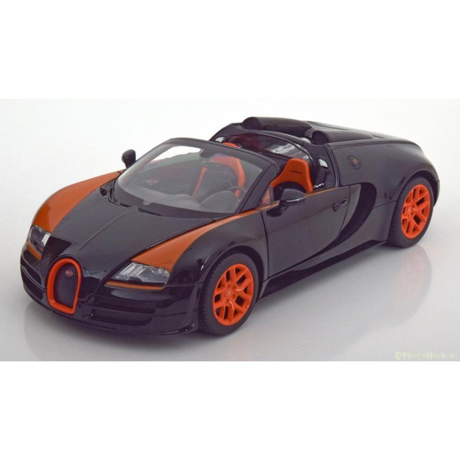 Rastar 1/18 Bugatti Veyron 16.4 Grand Sport Vitesse 2014 ブラック