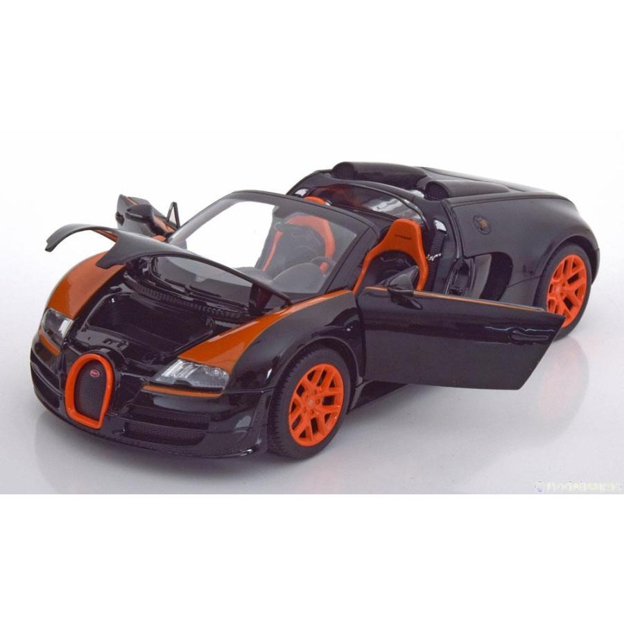 Rastar 1/18 Bugatti Veyron 16.4 Grand Sport Vitesse 2014 ブラック