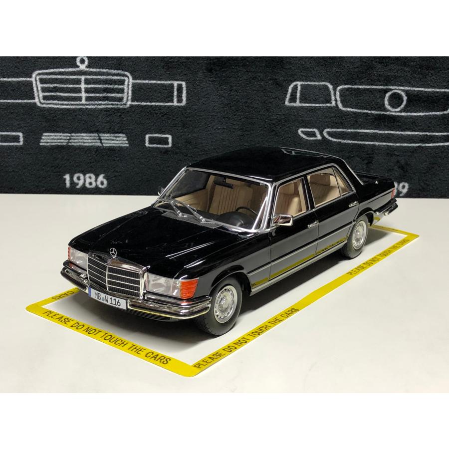 iScale 1/18 Mercedes Benz S class 450 SEL 6.9 (W116) 1975-1980 black メルセデス ベンツ ミニカー